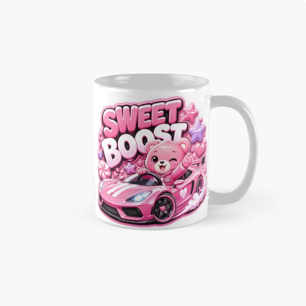 Item preview, Sweet Boost Kawaii Racing Sticker PNG | Cute Sports Car Mascot Graphic | Colorful Streetwear Vinyl Decal | Original Car Lover Gift designed and sold by Stylestickers55.