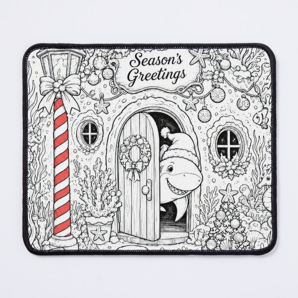 Item preview, Ocean Christmas Coloring Book Page designed and sold by Maria Dryfhout.