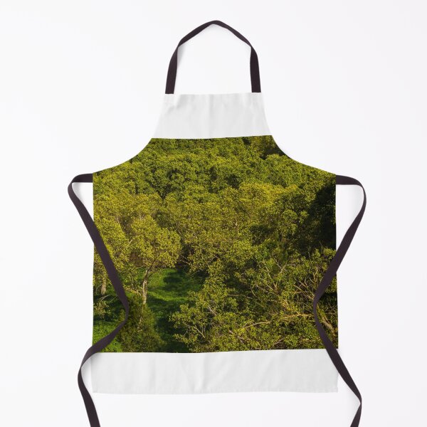 Item preview, Aerial View of Lush Green Forest Canopy in Spring Light With Sunlit Tree Tops and Meadow designed and sold by Nmallia.