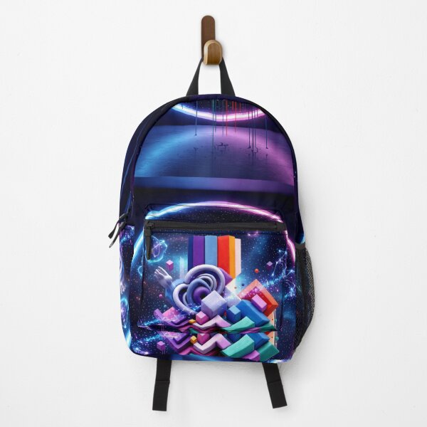 Item preview, cubic fusion C cosmic portal colorful geometric cubic abstract design designed and sold by SmashingDeals.