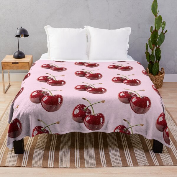 Item preview, Glossy Red Cherries With Water Drops designed and sold by jianina-alondra.