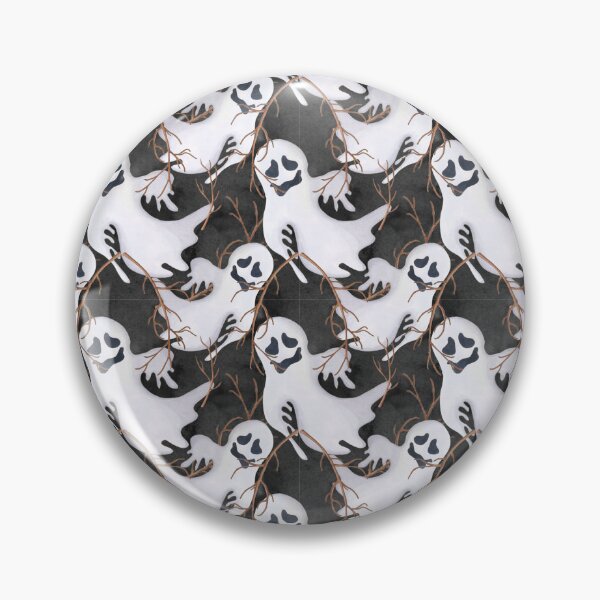Item preview, Happy Halloween Ghosts Pattern designed and sold by MugsAndDuds.