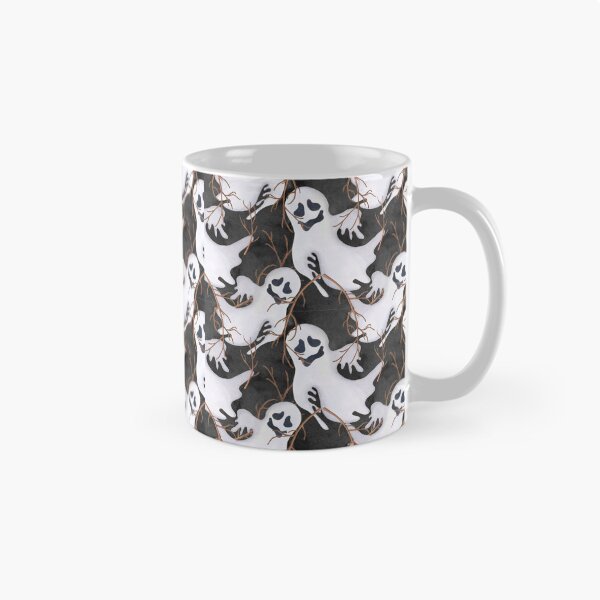 Item preview, Happy Halloween Ghosts Pattern designed and sold by MugsAndDuds.