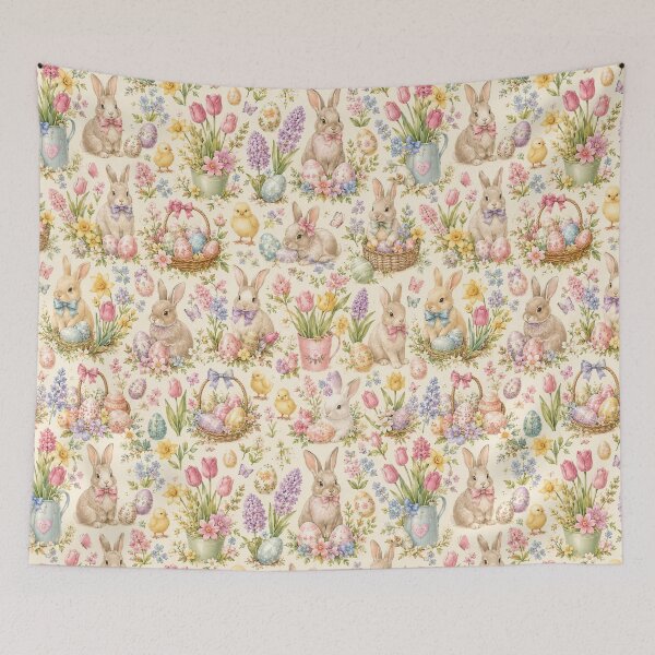 Item preview, Easter bunny and egg wonderland patterns designed and sold by Military Insignia Products.