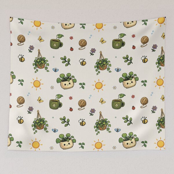 Item preview, Cute Houseplant Seamless Pattern for Plant Lovers 7 designed and sold by SimplePoDesign.