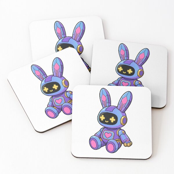 Item preview, Y2K Robot Bunny – Retro Futuristic Cyber Rabbit designed and sold by AnteesocialTees.