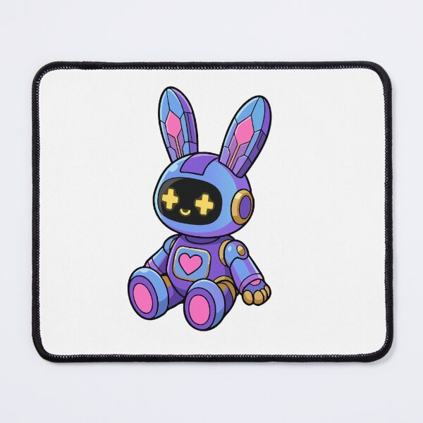 Item preview, Y2K Robot Bunny – Retro Futuristic Cyber Rabbit designed and sold by AnteesocialTees.
