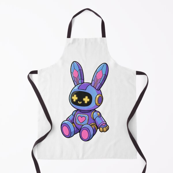 Item preview, Y2K Robot Bunny – Retro Futuristic Cyber Rabbit designed and sold by AnteesocialTees.