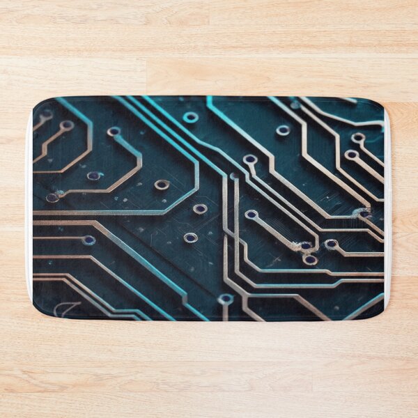 Item preview, Luxury Aqua Silver Circuitry designed and sold by ClarityPulse Studio.