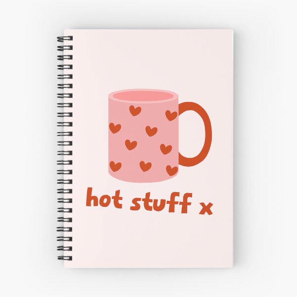 Item preview, hot stuff tea/coffee lover digital art designed and sold by QuillPrints.