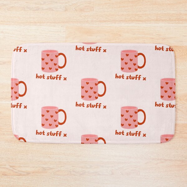 Item preview, hot stuff tea/coffee lover digital art designed and sold by QuillPrints.