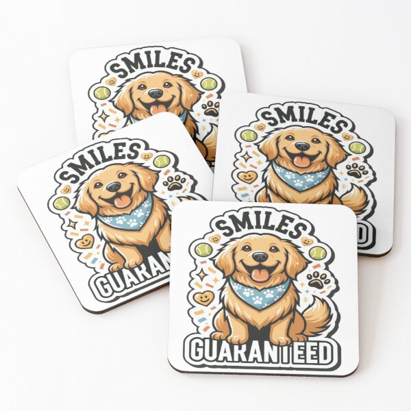 Item preview, Smiles Guaranteed Funny Golden Retriever designed and sold by ClaussShop.