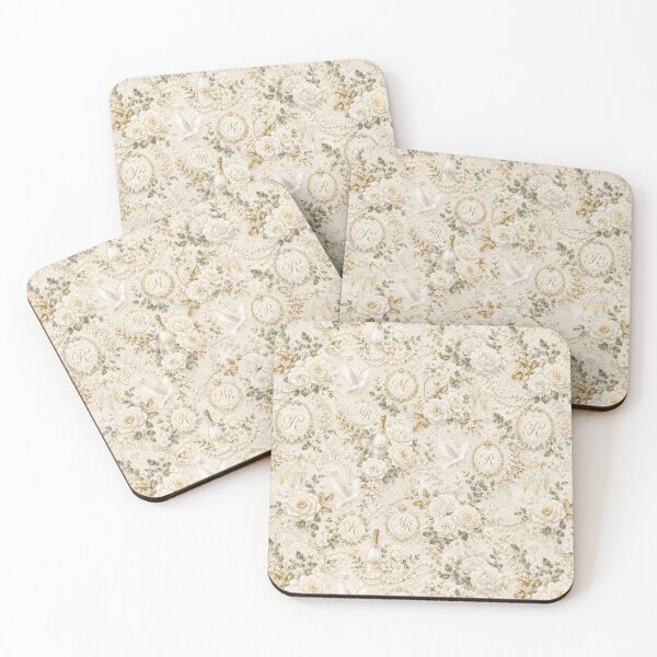 Item preview, Elegant wedding pattern with gold accents designed and sold by Military Insignia Products.