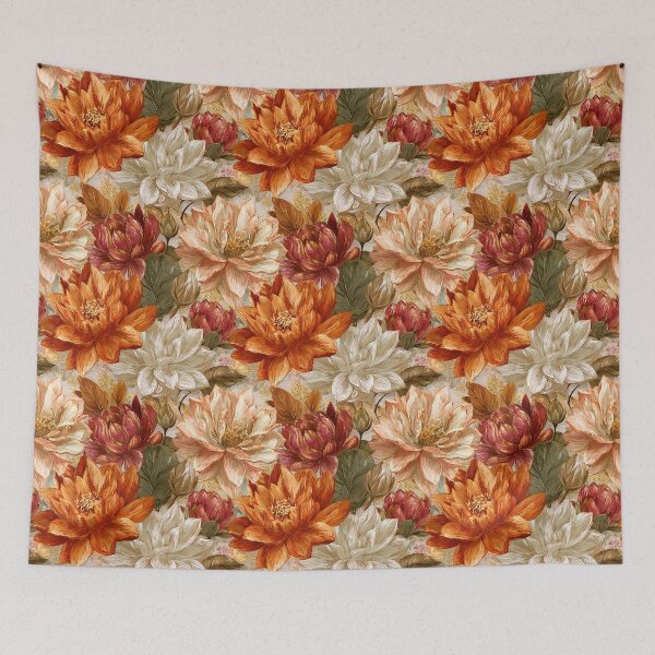 Item preview, Charming Lotus Flower  - Retro Flower Floral - Retirement Gifts for Wife designed and sold by RoyalStarsPatts.