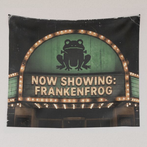 Item preview, Frankenfrog Movie Poster designed and sold by farhanriax.