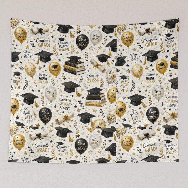 Item preview, graduation patterns designed and sold by Military Insignia Products.