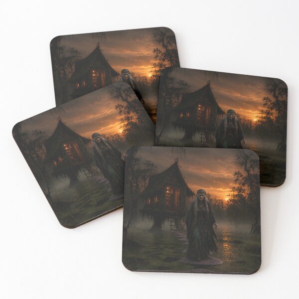 Item preview, Baba Yaga Walking From Swamp Hut designed and sold by Vaelia.