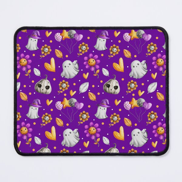 Item preview, Halloween Leggings Pattern Scary Pumpkins and Ghosts designed and sold by MugsAndDuds.