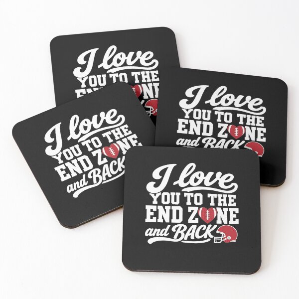 Item preview, I Love You to the End Zone and Back Football Heart Lover designed and sold by clothesy7.