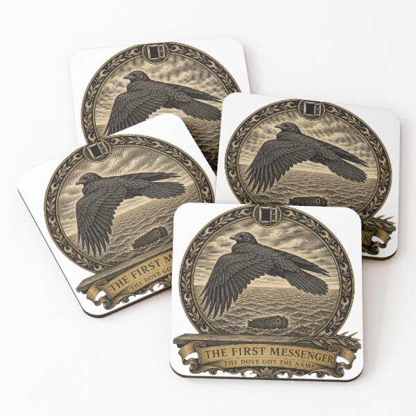 Item preview, The First Messenger Raven Ark Engraving designed and sold by Qorvun.