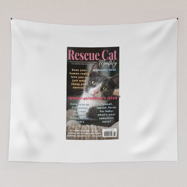 Item preview, CAT MAGAZINE COVER SPECIAL ISSUE designed and sold by RESCUECAT.