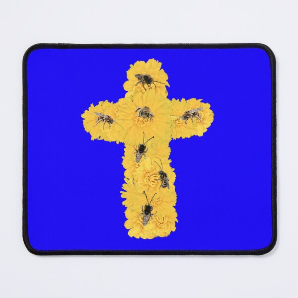 Item preview, dandelion bee cross designed and sold by gracehopelove.