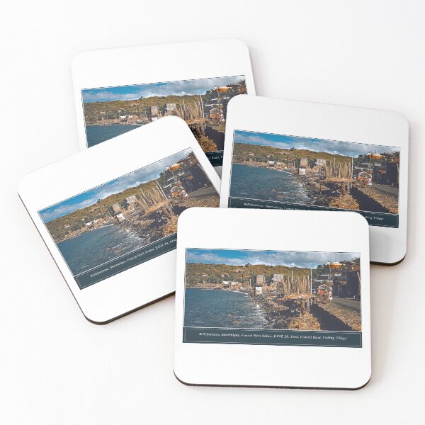 Item preview, Bellefontaine, Martinique, French West Indies, JUNE 28, 1962, Coastal Road, Fishing Village designed and sold by AMacGPhilly.
