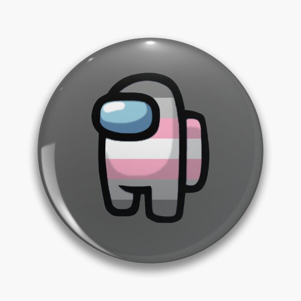 Item preview, among us crewmate - demigirl pride designed and sold by noob publishing.