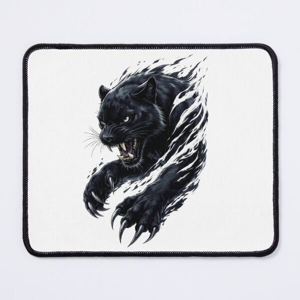 Item preview, Roaring Black Panther Wildlife Graphic Art designed and sold by SK ArtNest.