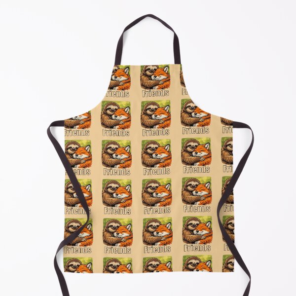 Item preview, Friends – Sloth & Fox Comic Hug designed and sold by Rocket&Stars.