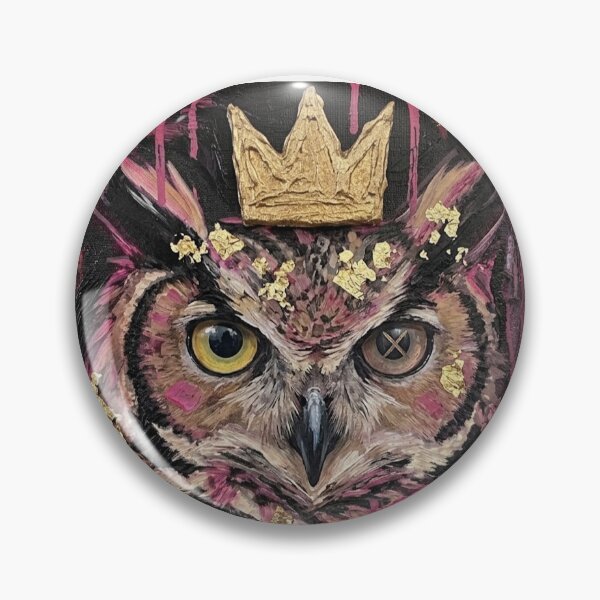Item preview, Crowned Owl of Knowledge  designed and sold by VincentMichaelDesigns.