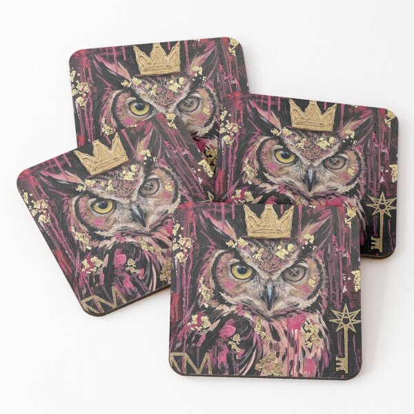 Item preview, Crowned Owl of Knowledge  designed and sold by VincentMichaelDesigns.