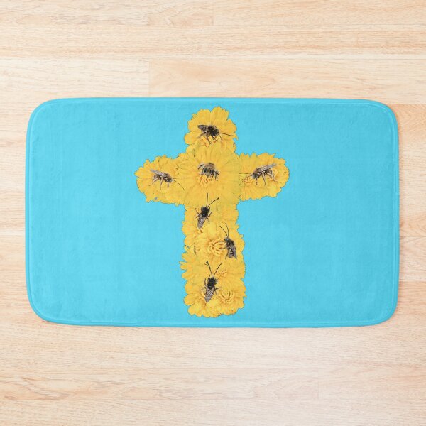 Item preview, dandelion bee cross designed and sold by gracehopelove.