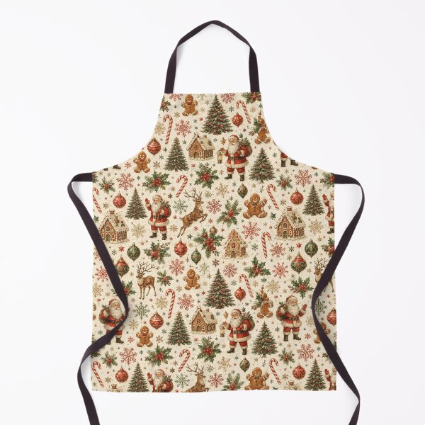 Item preview, Retro vintage holiday pattern decorations designed and sold by Military Insignia Products.