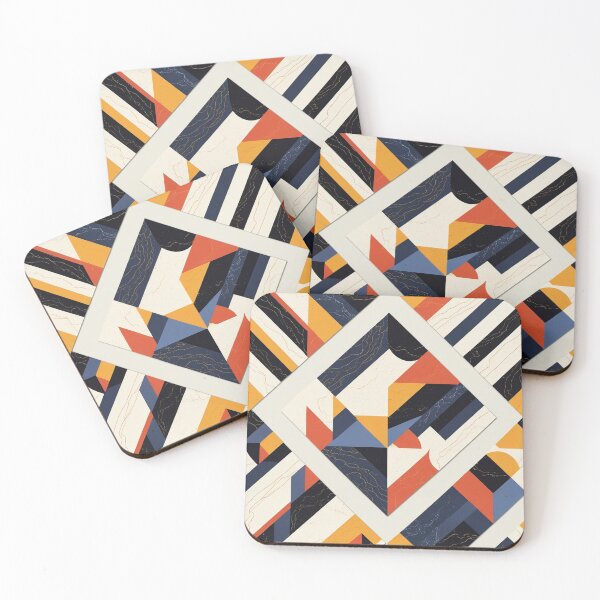 Item preview, Bauhaus Inspired Geometric Floral Pattern | Seamless Mid Century Modern Design designed and sold by semenol.