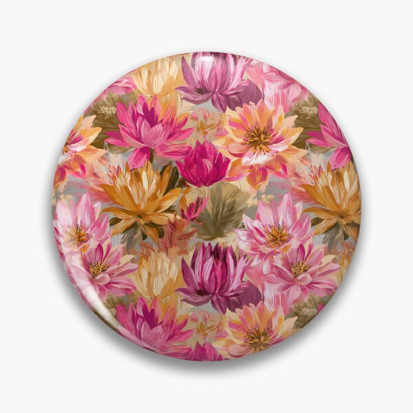 Item preview, Colorful Lotus  - Retro Flower Floral - Retirement Gifts for Dad designed and sold by RoyalStarsPatts.