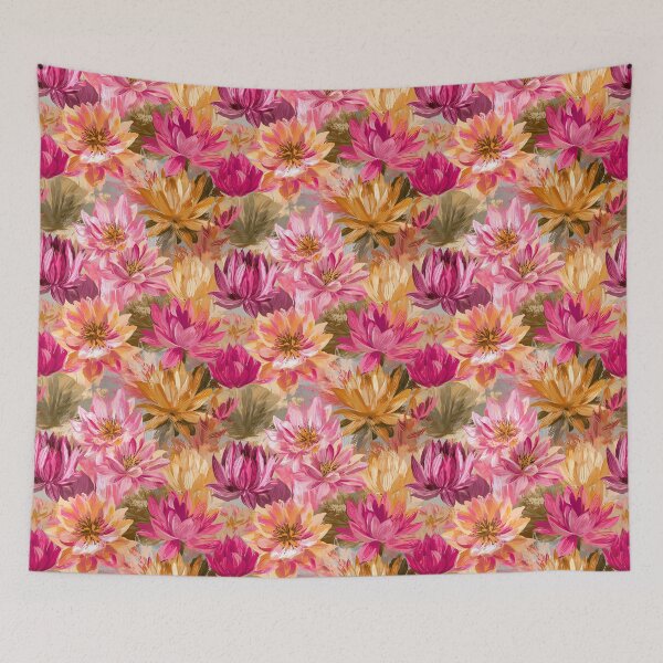 Item preview, Colorful Lotus  - Retro Flower Floral - Retirement Gifts for Dad designed and sold by RoyalStarsPatts.