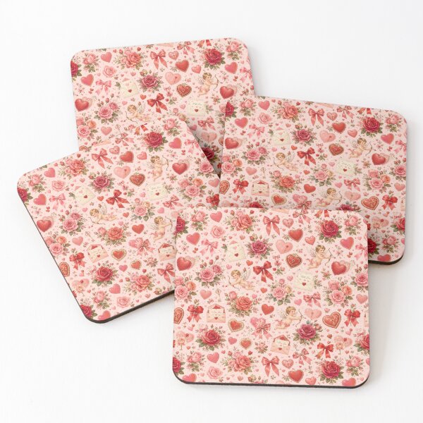 Item preview, Romantic vintage Valentine pattern designed and sold by Military Insignia Products.