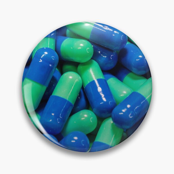 Item preview, Blue and Green Capsules Pile of Medicine Pills for Pharmacy and Healthcare Concept designed and sold by Nmallia.