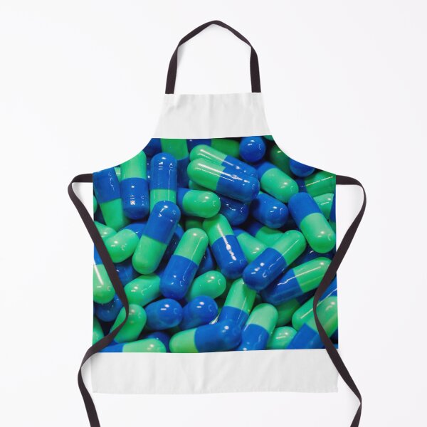 Item preview, Blue and Green Capsules Pile of Medicine Pills for Pharmacy and Healthcare Concept designed and sold by Nmallia.