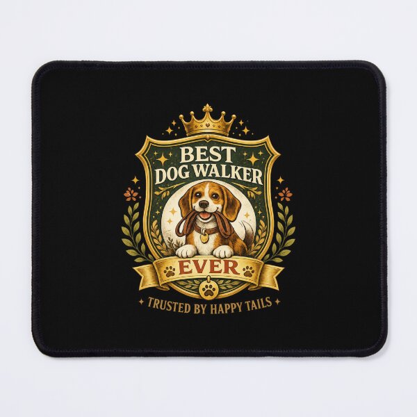 Item preview, Best Dog Walker Ever Trusted By Happy Tails designed and sold by PunchDrop.