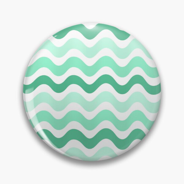 Item preview, 3D Abstract wave pattern- Teal green shade designed and sold by Pattern Petals.