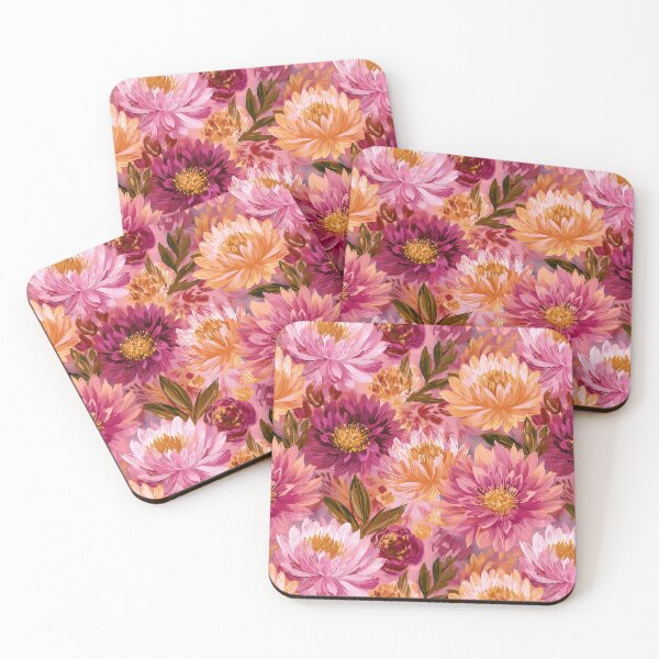 Item preview, Classic Lotus Floral  - Retro Flower Floral - Secret Santa Gifts designed and sold by RoyalStarsPatts.