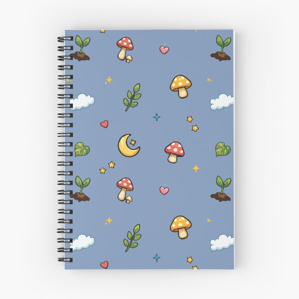 Artikelvorschau, Niedliches Pilzmuster (nahtlos) | Kawaii-Walddesign 6 entworfen und verkauft von SimplePoDesign.