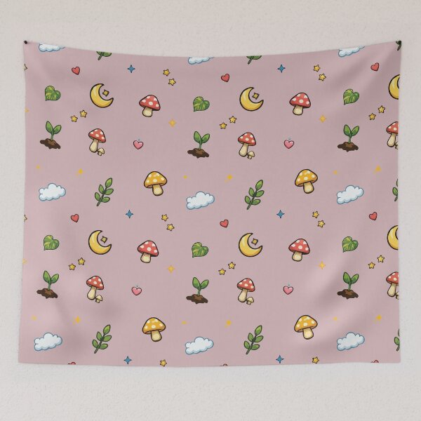 Item preview, Cute Mushroom Seamless Pattern | Kawaii Forest Design 7 designed and sold by SimplePoDesign.