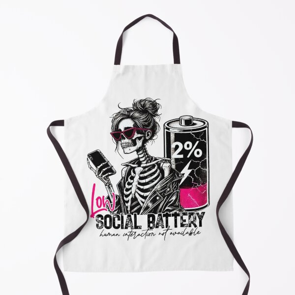 Item preview, Low Social Battery Skeleton designed and sold by Sed94.