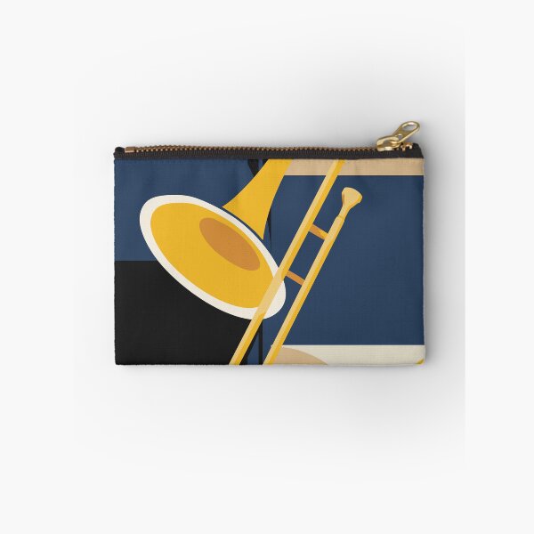 Item preview, Minimalist Bauhaus Trombone Print | Mid-Century Modern Jazz Art | Abstract Brass Instrument Print | Geometric Music Decor designed and sold by Studio pod Burom.