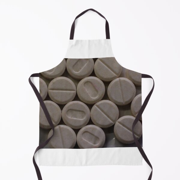 Item preview, Close-Up Of Round White Tablets And Pills Arranged On A Surface For Medical Use And Care designed and sold by Nmallia.
