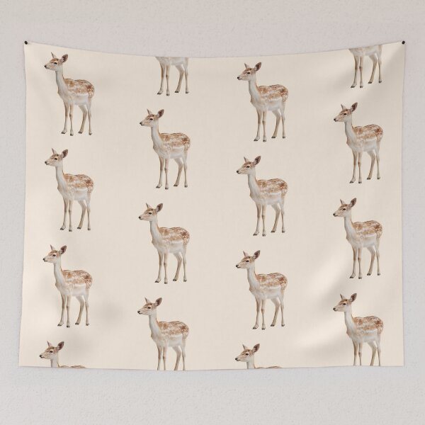 Item preview, Delicate Pastel Fawn Deer Art Print designed and sold by jianina-alondra.