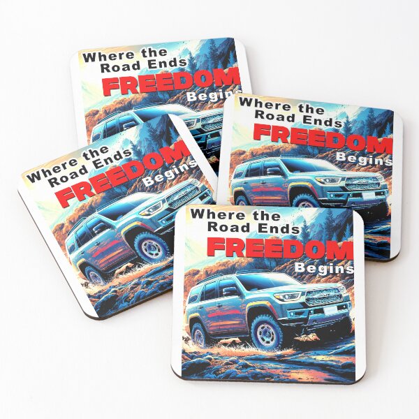 Item preview, Where the road ends Freedom begins designed and sold by Concept-Hub.